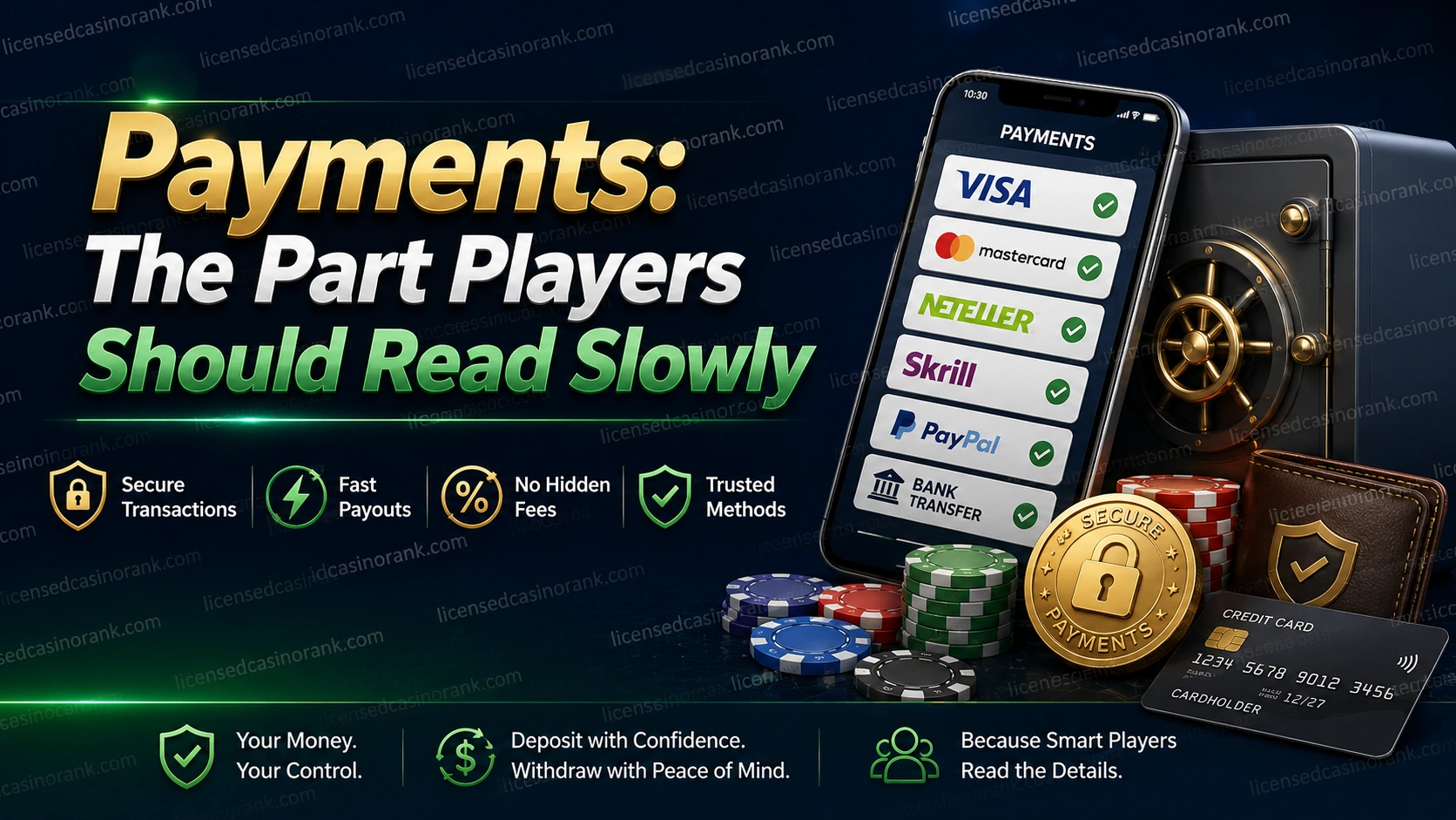 Payments: The Part Players Should Read Slowly